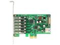 DELOCK PCI Express Card 6x ext +1x int USB 3.0 (89377)