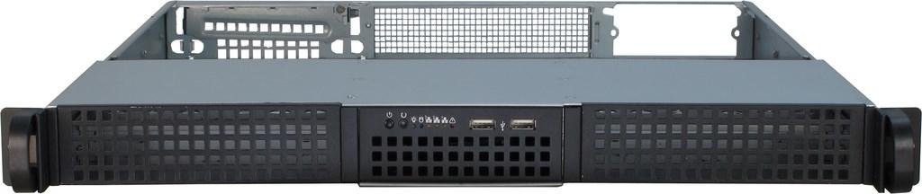 INTER-TECH IPC 1U-10248 Rackversion SSI CEB Ingen strømforsyning Sort (88887100)