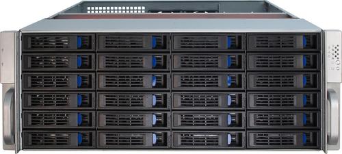 INTER-TECH IPC 4U-4424 Rackversion Udvidet ATX Ingen strømforsyning Sort (88887122)