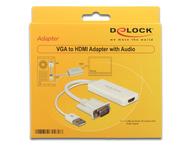 Delock video/ audio-adapter - HDMI / VGA / USB - 25 cm (62460)