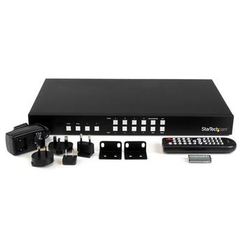 STARTECH 4x4 HDMI Matrix Switch with Picture-and-Picture Multiviewer or Video Wall (VS424HDPIP)