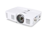 ACER S1283Hne - DLP-projektor - P-VIP - bärbar - 3D - 3100 lumen (vit) - XGA (1024 x 768) - 4:3 - fast objektiv med kort kastavstånd - LAN (MR.JK111.001)