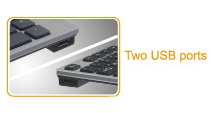 A4TECH Kv-300H Keyboard Usb Grey (A4TKLA39976)