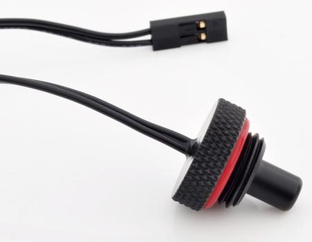 BITSPOWER 1/4 Zoll Temperatur Sensor - carbon black (BP-CBWP-CT)