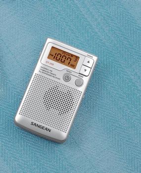 SANGEAN DT-250 SILVER AM/FM Stereo Pocket Receiver (A500043)