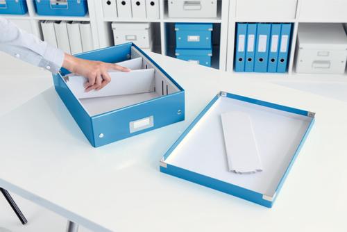 LEITZ Organizer Box Click&Store Med. WOW blue (60580036)