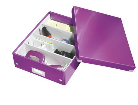 LEITZ Organizer Box Click&Store Med. WOWPurple (60580062)