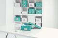LEITZ Organizer Box Click&Store Med. WOWIceBlu (60580051)
