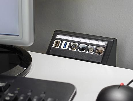 DELOCK Keystone Multimedia Panel 6p (86268)