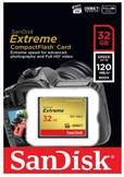 SanDisk Extreme - Flashminnekort - 32 GB - 567x - CompactFlash (SDCFXSB-032G-G46)