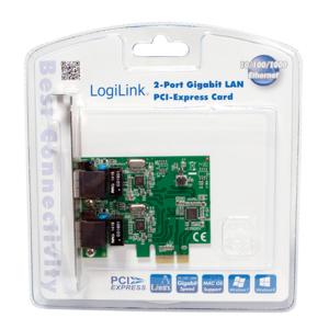 LOGILINK PCI Express Karte 2-Port Gigabit LAN (PC0075)
