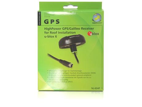 DELOCK GNSS GPS NL-604P u-blox 6 seriell MD6 roof mount 5 m (61842)