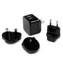 STARTECH 2 PORT USB TRAVEL WALL CHARGER 17W / 3.4A - 110V/220V CABL (USB2PACBK)
