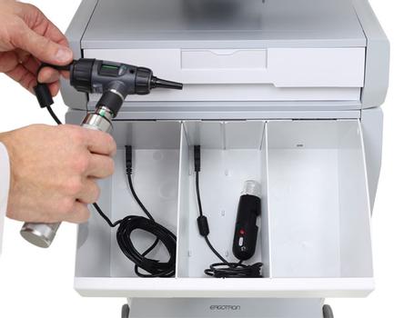 ERGOTRON StyleView Telemedicine Cart with single Monitor SLA powered EU (SV44-53T1-2)