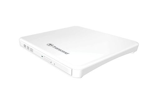 TRANSCEND 8X DVD SLIM TYPE USB WHITE 9.5MM USB EXT (TS8XDVDS-W)