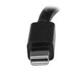 StarTech Travel A/V Adapter: Mini DisplayPort to HDMI or VGA Converter - Videokonverter - DisplayPort - HDMI, VGA - svart (MDP2HDVGA)