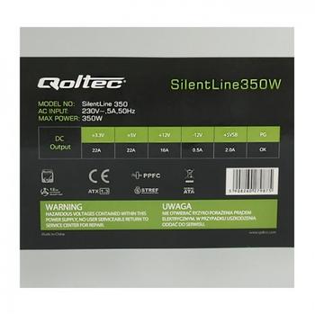 QOLTEC ATX Power Supply  SilentLine 350W PFC II (ATX 350W BULK)