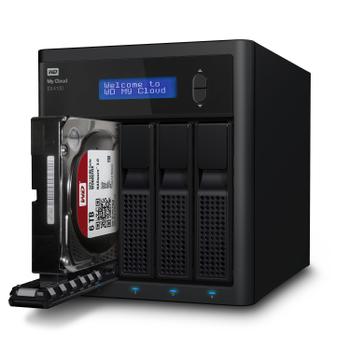 WESTERN DIGITAL My Cloud EX4100 8TB NAS 4-Bay (WDBWZE0080KBK-EESN)