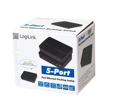 LOGILINK 5 x RJ-45, Fast Ethernet (NS0103)