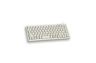 Cherry Compact-Keyboard G84-4100 - Tastatur - PS/2, USB - Nordiske - lysegrå (G84-4100LCMPN-0)