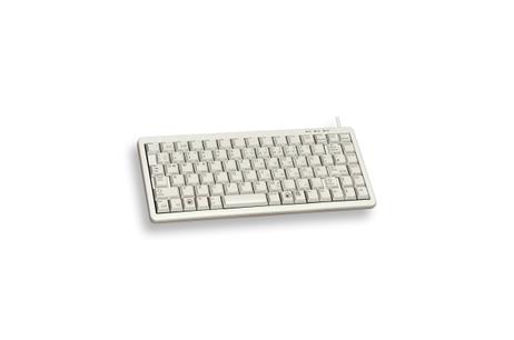 Cherry Compact-Keyboard G84-4100 - Tastatur - PS/2, USB - Nordiske - lysegrå (G84-4100LCMPN-0)