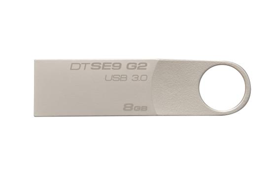 KINGSTON DataTraveler SE9 G2 8 GB Den populære SE9, endelig nå med USB3.0 fart. (DTSE9G2/8GB)