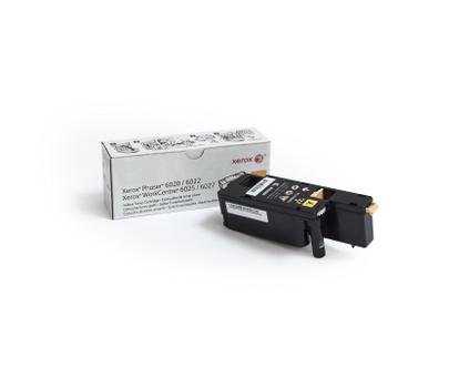 XEROX x WorkCentre 6027 - Yellow - original - toner cartridge - for Phaser 6020V_BI, 6022/NI, 6022V_NI, WorkCentre 6025V_BI, 6027/NI, 6027V_NI (106R02758)