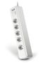 APC SurgeArrest Essential - Surge protector - AC 230 V - 2300 Watt - output connectors: 5 - 1.83 m cord - Germany - white (PM5-GR)