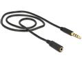 DELOCK 84716 audio cable 0.5 m 3.5mm Black (84716)