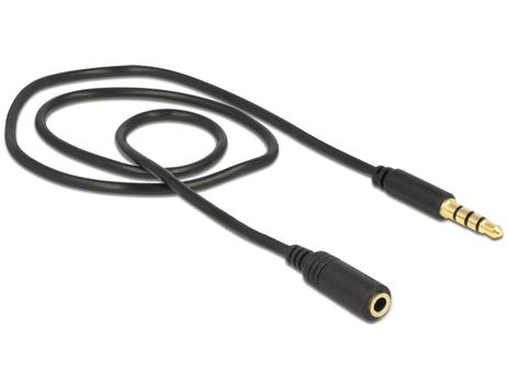 DELOCK 84716 audio cable 0.5 m 3.5mm Black (84716)