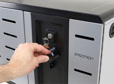 ERGOTRON Zip12 Charging Desktop Cabinet Chromebook Tablet Ultrabook MacBook and laptop devices with up to a 14.0 inch screen (DM12-1012-2 $DEL)