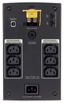 APC Back-UPS 1400VA 230V AVR IEC Sockets (BX1400UI)