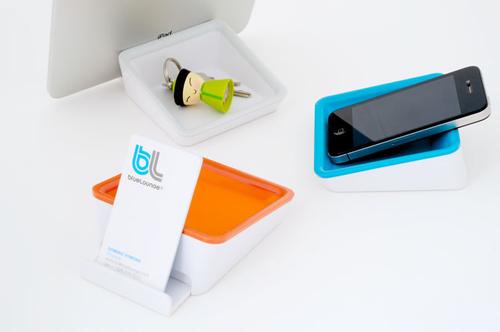 BLUELOUNGE Casa - Elegant set for ALL tablets with space for small items - Black (CS-BL)