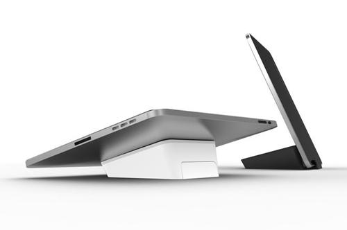 BLUELOUNGE Casa - Elegant set for ALL tablets with space for small items - White (CS-WH)