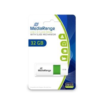 MediaRange USB-Stick 32GB USB 2.0 Slider (MR973)