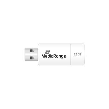 MediaRange USB-Stick 32GB USB 2.0 Slider green (MR973)