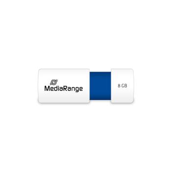 MediaRange USB-Stick  8GB MediaRange USB 2.0 Slider blue (MR971)