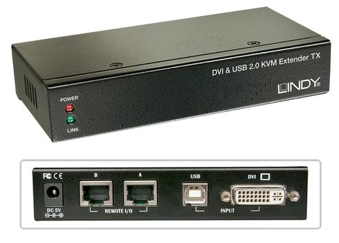 LINDY Cat6 KVM Extender Classic DVI USB Audio. 50m Factory Sealed (39377)
