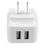 STARTECH Dual-Port USB Wall Charger - International Travel - 17W/3.4A - White (USB2PACWH)