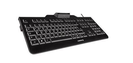 Cherry KC 1000 SC - tastatur - Nordisk - svart Inn-enhet (JK-A0100PN-2)
