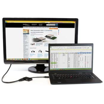 STARTECH Travel A/V Adapter: 2-in-1 DisplayPort to HDMI or VGA (DP2HDVGA)