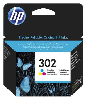 HP Ink 302 Color - (Fjernlager - levering  2-4 døgn!!) (F6U65AE#BA3)