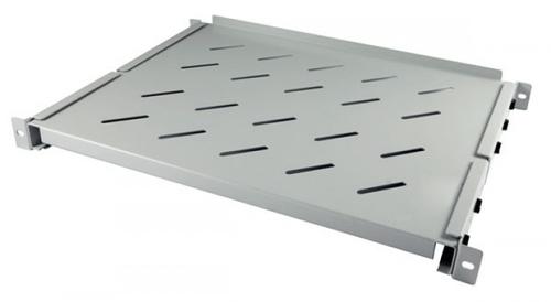 ALLNET 19"zbh. Fachboden fest, für 900mm Schrank tiefe, 1HE, Lichtgrau,  t650-750mm,  (ALL-S0002102)