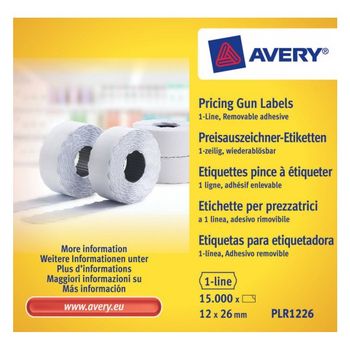 AVERY Labels 26x12 G1 White 10-rolls (PLR1226)