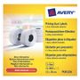 AVERY Labels on Roll  for 1 line pricing gun Remv. White (8D/1L) 26 x 12 mm