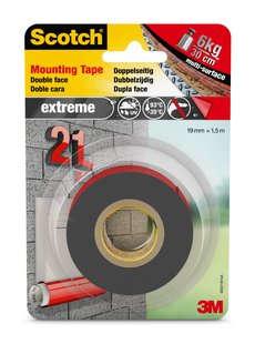 3M Scotch 40021915 Extreme Strong Mounting Tape 19mmx1,5m (40021915)