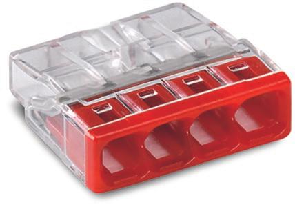 WAGO Serie 2273 - 4-Leiter-Klemme (100 Stück) (2273-204)