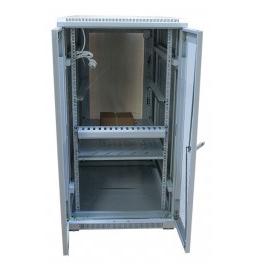 ALLNET 19"Schrank,  42HE, B600/ T1000mm,  perforierte Blechtüren,  Lichtgrau,  SNB-Serie,  (ALL-SNB6142EKGrau)