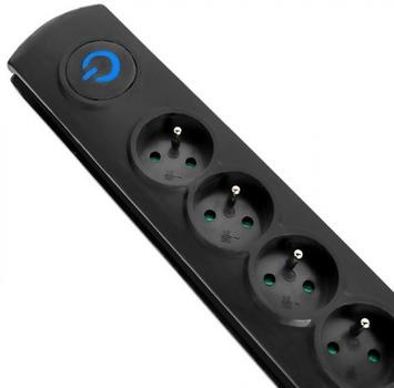 QOLTEC Surge protector QOLTEC | 8 power socket | 3.0m (50114)