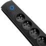 QOLTEC Surge protector QOLTEC | 8 power socket | 3.0m (50114)